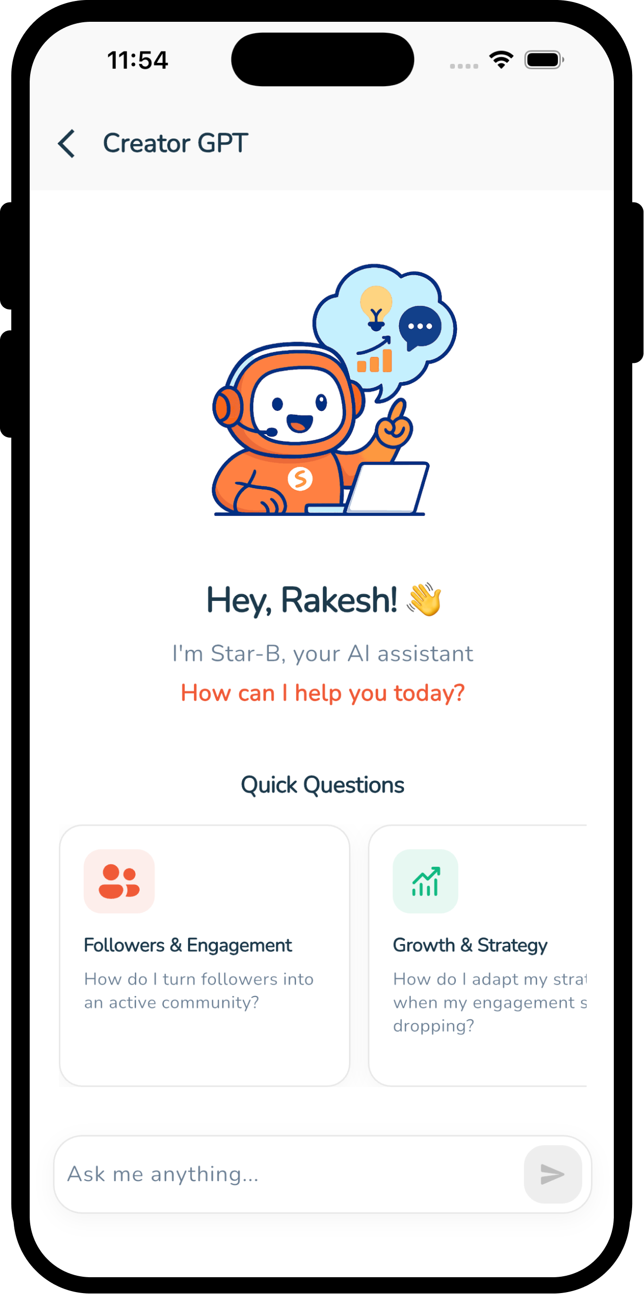 Ask anything! illustration